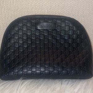 Gucci cosmetics/makeup bag